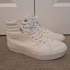 Vans Women's White High-Top Sneakers
